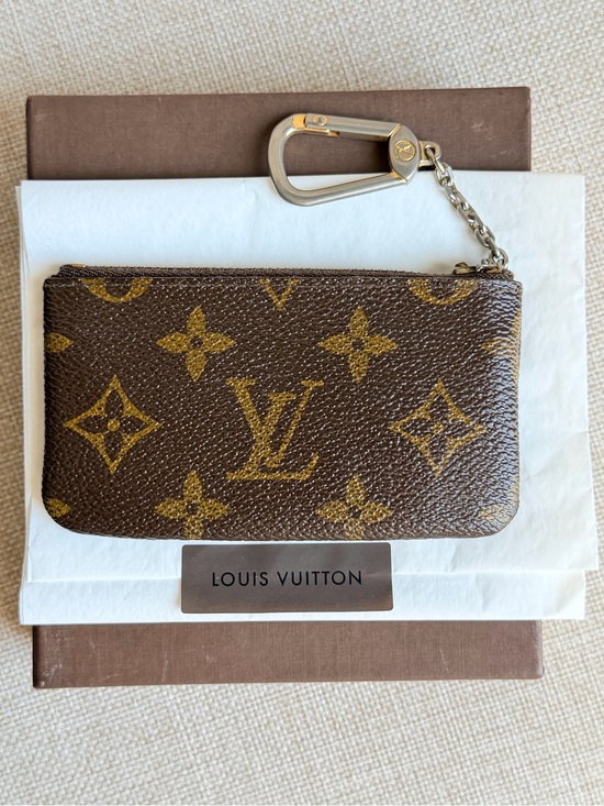 Louis Vuitton Accessories - Louis Vuitton VINTAGE Monogram Coin Pouch Key Cles Wallet Vintage 882 ET 1988